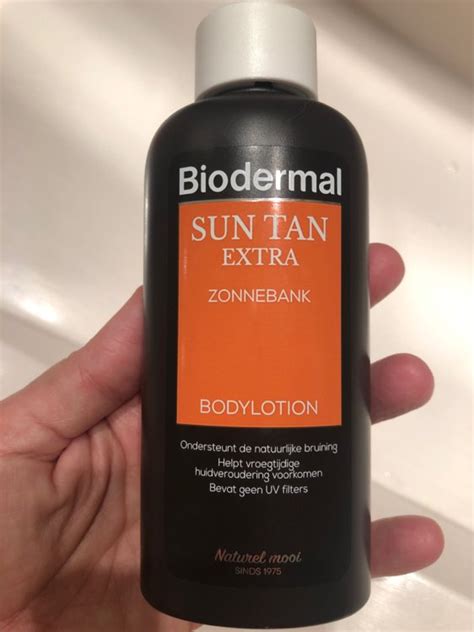 biodermal sun tan body lotion.